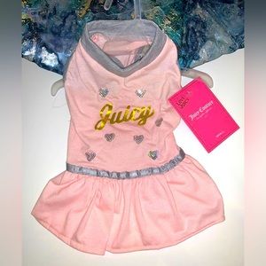 Juicy Couture Pet Dress  XSmall Peach Pink NEW Dog Cat